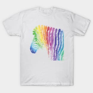 zebra painting illustration T-Shirt